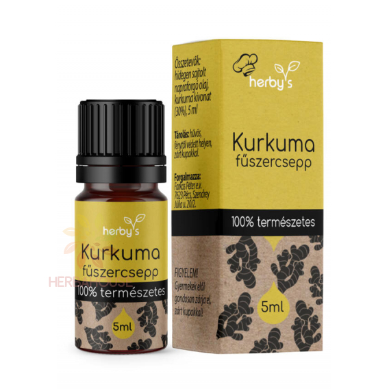 Obrázok pre Herbys Ulei esențial de turmeric 100% natural (5ml)