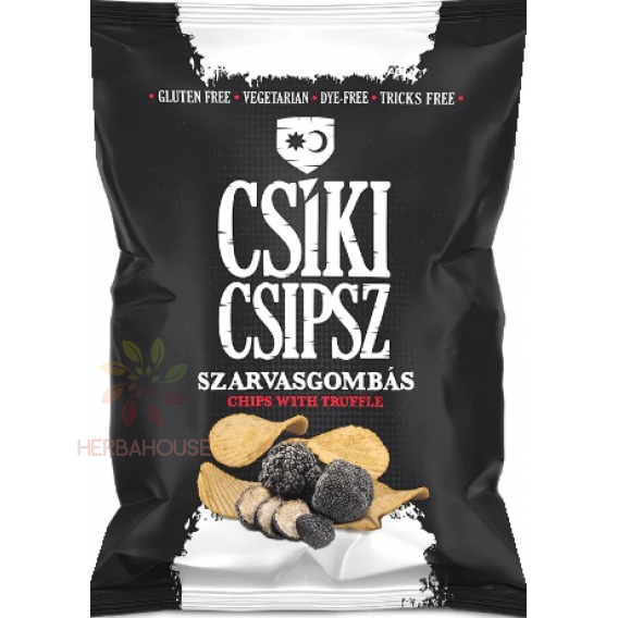 Obrázok pre Csíki Chips Chipsuri de cartofi fără gluten cu aromă de trufe (50g)