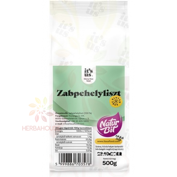 Obrázok pre It´s us Făină de ovăz fără gluten (500g)