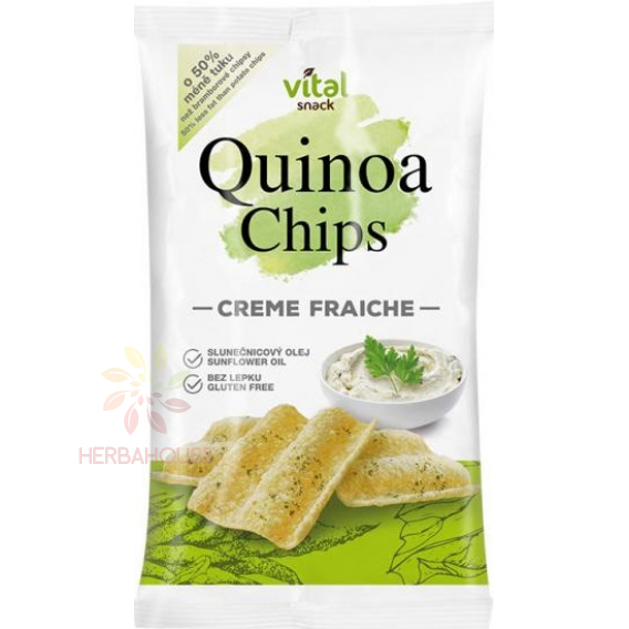 Obrázok pre Golden Snack Quinoa chipsuri cu aromă de smântână (60g)