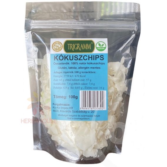 Obrázok pre Trigramm Chipsuri de nucă de cocos (100g)