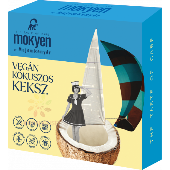 Obrázok pre Majomkenyér Vegan Biscuiți fără gluten cu migdale și nucă de cocos (50g)