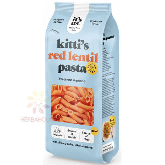 Obrázok pre It´s us Kittis Paste de linte roșie fără gluten - penne (200g)