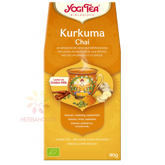 Obrázok pre Yogi Tea® Bio Ceai vrac ayurvedic cu turmeric (90g)