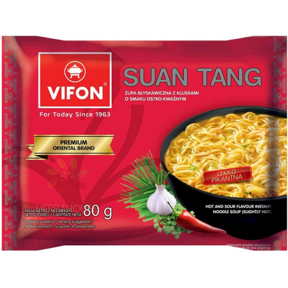 Obrázok pre Vifon Suang Tang supă instant cu tăiței ușor picant (80g)