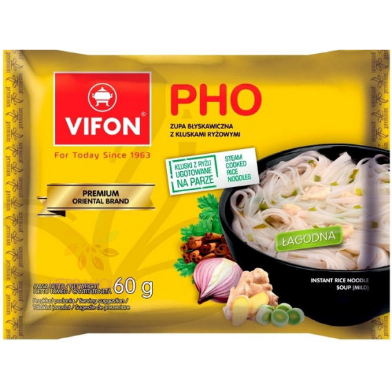 Obrázok pre Vifon Pho Supa instant cu taitei de orez (60g)