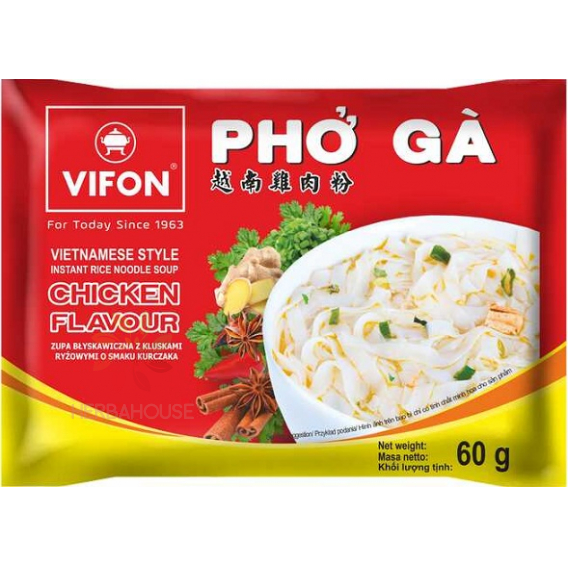 Obrázok pre Vifon Pho Gá Supă instant de pui cu tăiței de orez (60g)