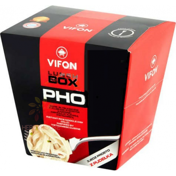 Obrázok pre Vifon Lunch Box Pho Tăiței instant de orez (85g)