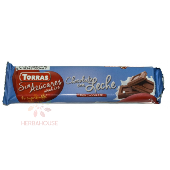 Obrázok pre Torras Ciocolată cu lapte fără gluten și fără adaos de zahăr (30g)