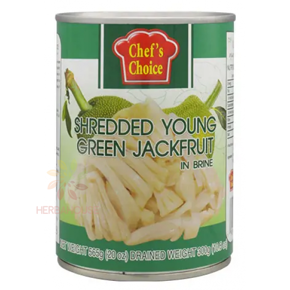 Obrázok pre Chef's Choice Young verde Jackfruit în saramură - feliat (565g)