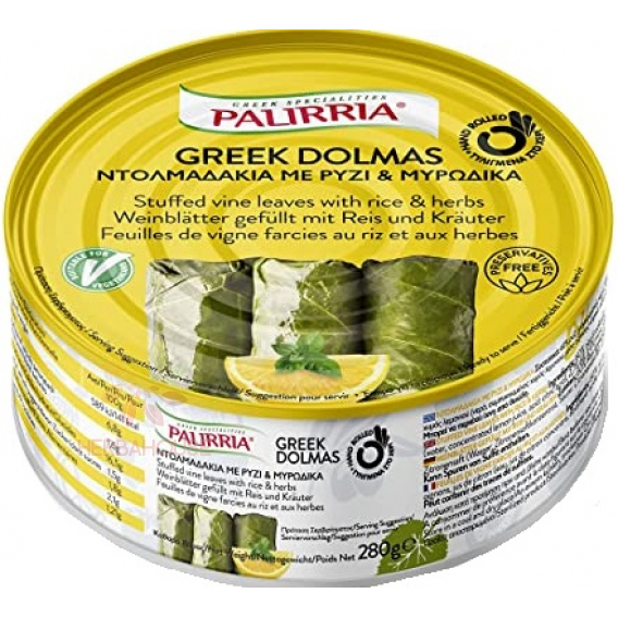 Obrázok pre Palirria Frunze de struguri umplute cu orez (280g)