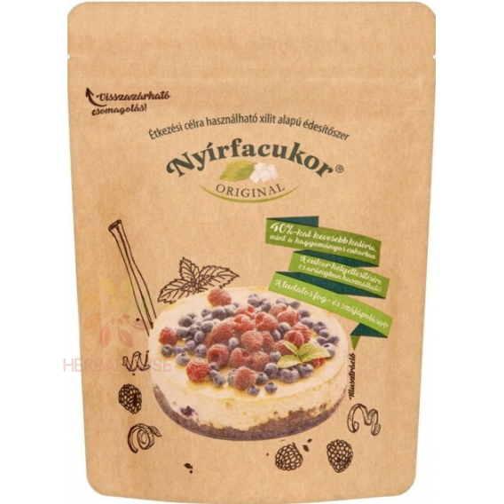 Obrázok pre Nyírfacukor Originál Xylitol Îndulcitor natural din zahăr de mesteacăn (200g)