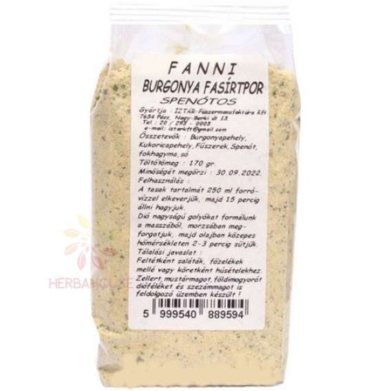 Obrázok pre Íz-Tár Fanni Chifteluțe de cartofi pudră cu spanac (170g)