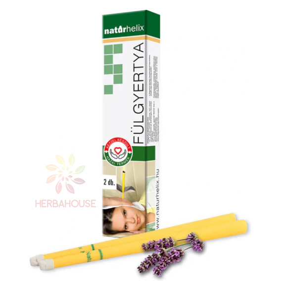 Obrázok pre Naturhelix Lumanare pentru urechi de lavanda (2buc)