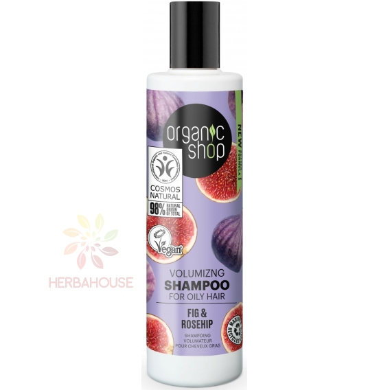 Obrázok pre Organic Shop Șampon de volum pentru păr gras Figa și măceșe (280ml)