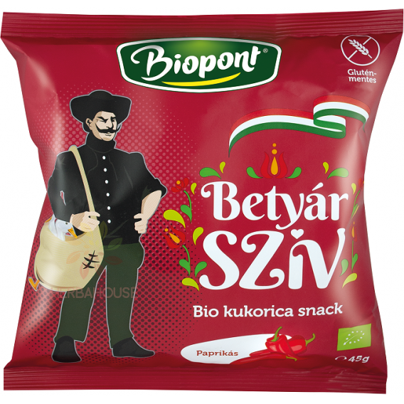 Obrázok pre Biopont Bio Snack de porumb Betyár cu aroma de boia (45g)