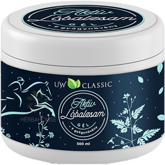 Obrázok pre Charlotte Cosmetic UW Classic Pferdebalsam gel activ cu 9 ierburi (500ml)