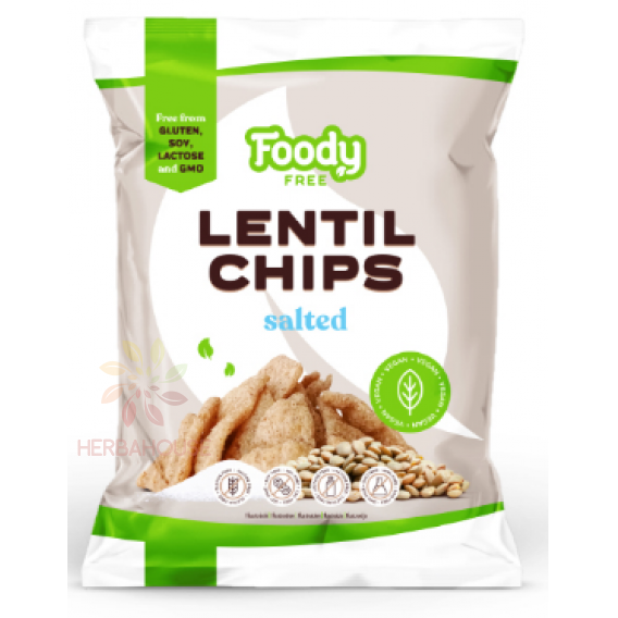 Obrázok pre Foody Free Chips de linte fără gluten cu sare de mare (50g)