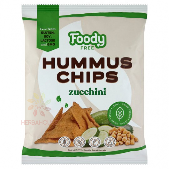 Obrázok pre Foody Free Chips de hummus fără gluten cu dovlecel (50g)