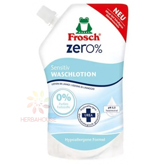 Obrázok pre Frosch Eco Sensitive Zero% Săpun lichid pentru piele sensibilă - reumplere (500ml)