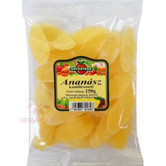 Obrázok pre Naturfood Felii de ananas confiat (150g)