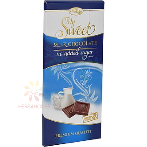 Obrázok pre Microse My Sweet Ciocolata cu lapte fara gluten fara zahar adaugat (90g)