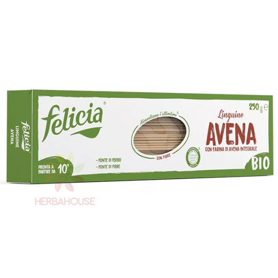 Obrázok pre Felicia Bio Paste de ovăz fără gluten - linguine (250g)