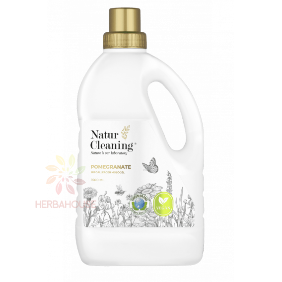 Obrázok pre Natur Cleaning Gel de spălat lichid hipoalergenic cu ulei de rodie (4000ml)