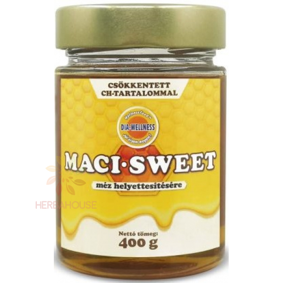 Obrázok pre Dia-Wellness Macko Sweet înlocuitor de miere cu conținut redus de carbohidrați (400g)