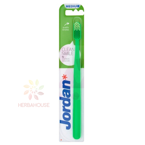 Obrázok pre Jordan Clean Smile Periuță de dinți / Medium (1buc)