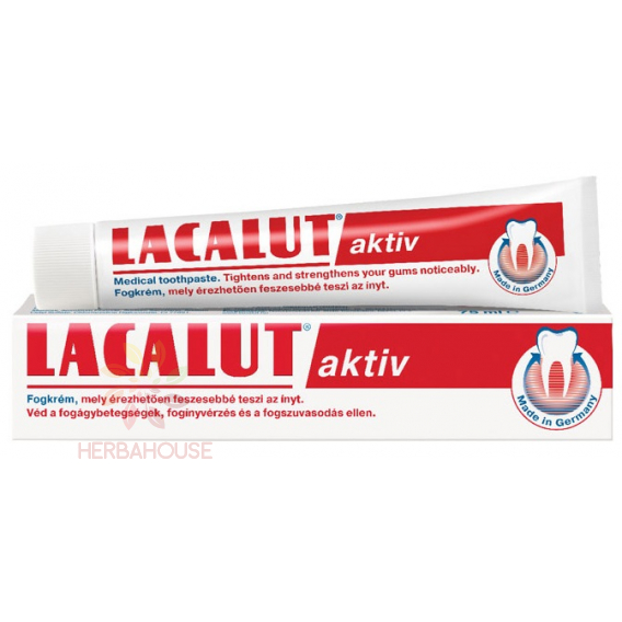 Obrázok pre Lacalut Aktiv pastă de dinți împotriva sângerării gingiilor (75ml)