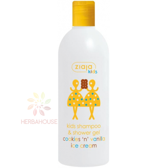Obrázok pre Ziaja Sampon si gel de dus pentru copii cu parfum de fursecuri si inghetata de vanilie (400ml)