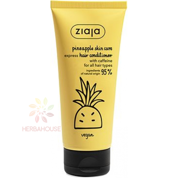 Obrázok pre Ziaja Balsam de păr expres cu ananas cu cafeină - Vegan (100ml)