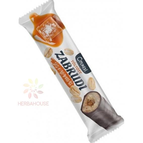 Obrázok pre Cornexi Zabrudi Baton de ovăz învelit de cacao cu umplutură de caramel sărat (30g)