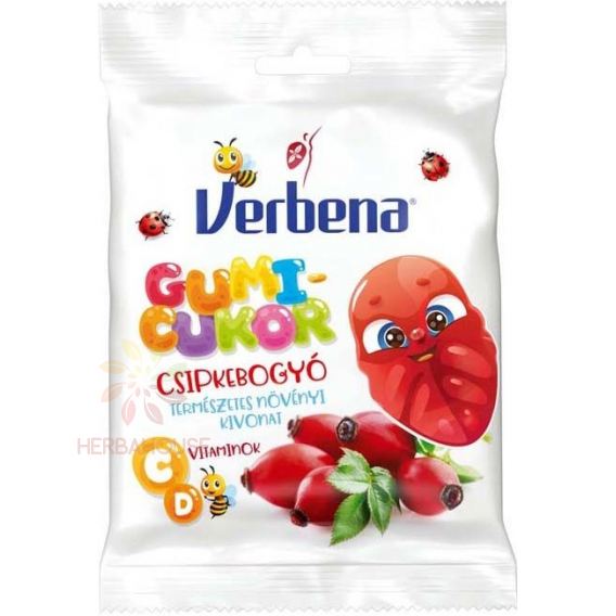 Obrázok pre Verbena Bomboane de gumă măceșul (90g)