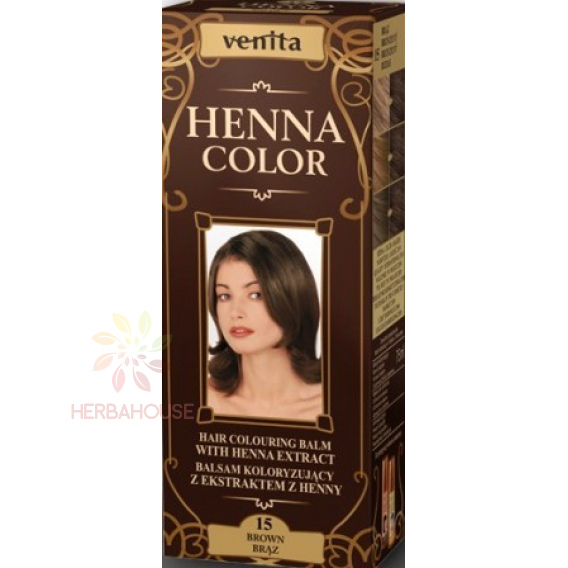 Obrázok pre Venita Henna Color culoare naturală a părului 15 - maro (75ml)