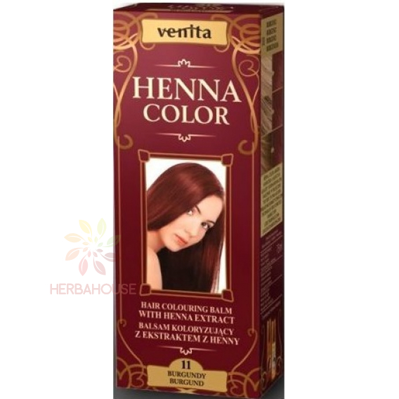 Obrázok pre Venita Henna Color Culoare naturală de păr 11 - roșu visiniu (75ml)