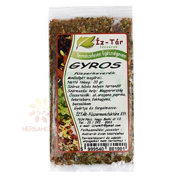Obrázok pre Íz-Tár Gyros Amestec de condimente (20g)