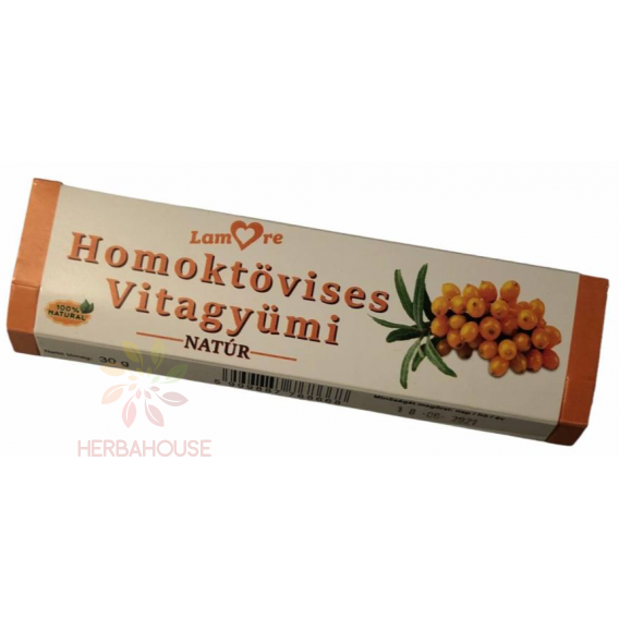 Obrázok pre Lamore Vitagyümi Baton fără gluten cu cătină fără zahăr (30g)