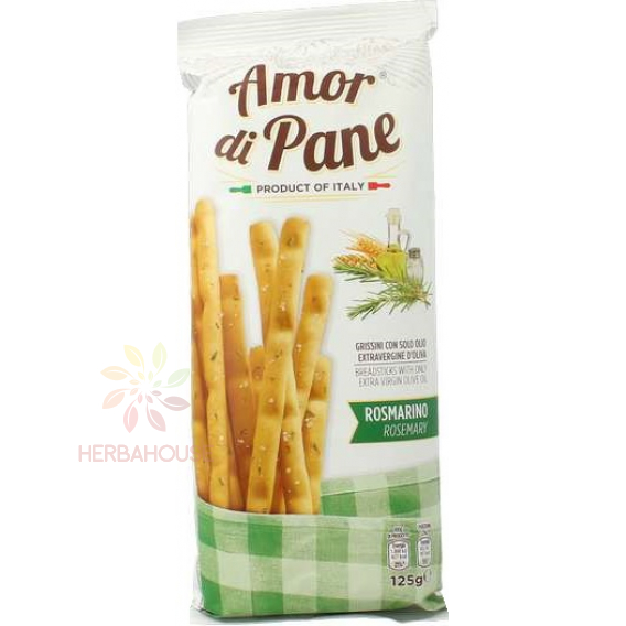 Obrázok pre Hosta Amor di Pane Grissini cu rozmarin (125g)