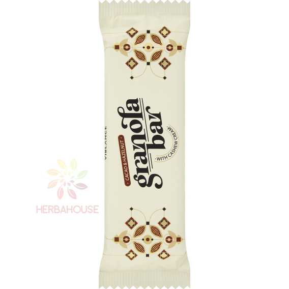 Obrázok pre Viblance Cacao & Hazelnut Baton Granola fara gluten de cacao, nuci (55g)