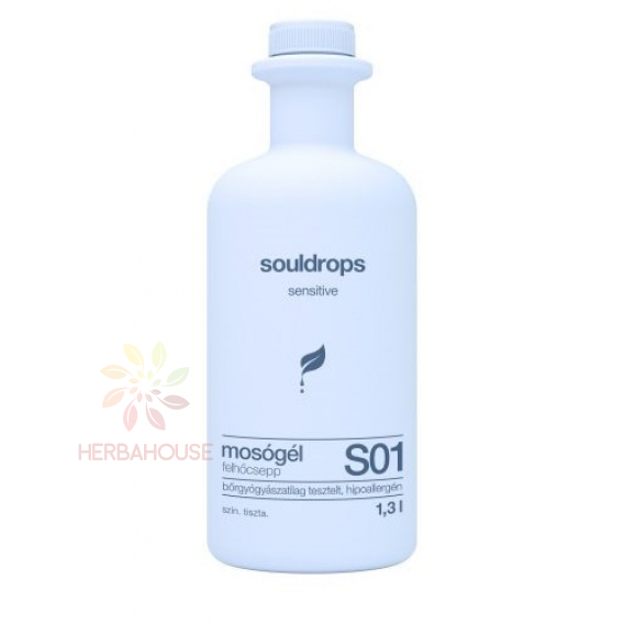 Obrázok pre Souldrops Sensitive Gel de spălat Eco pentru haine colorate - Cloud drop (1300ml)