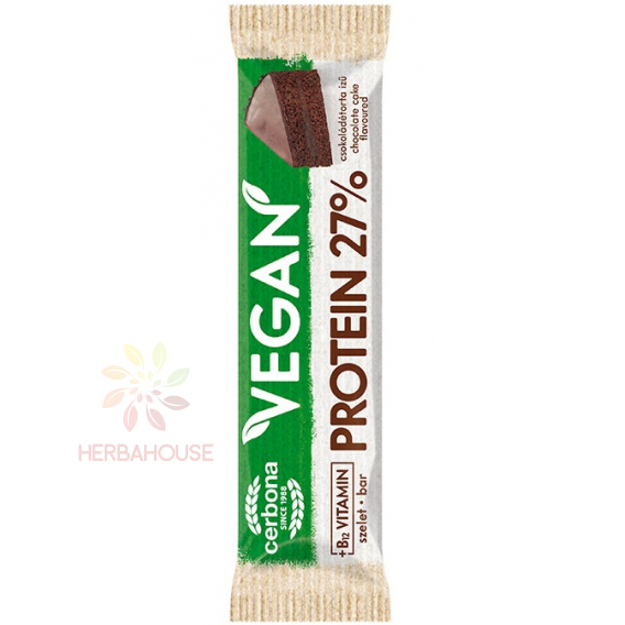 Obrázok pre Cerbona Vegan Protein baton cu aromă de tort de ciocolată (40g)