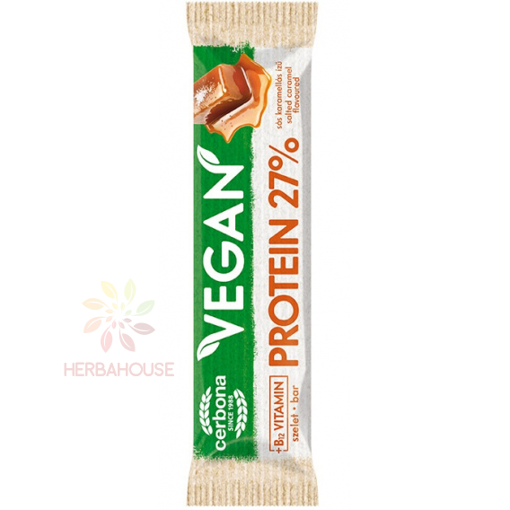 Obrázok pre Cerbona Vegan Baton proteic cu aromă de caramel sărat (40g)