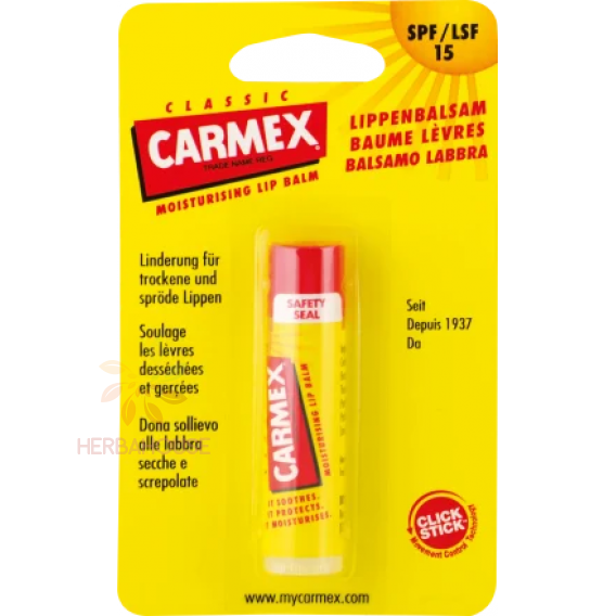 Obrázok pre Carmex Classic balsam de buze hidratant SPF15 (4g)