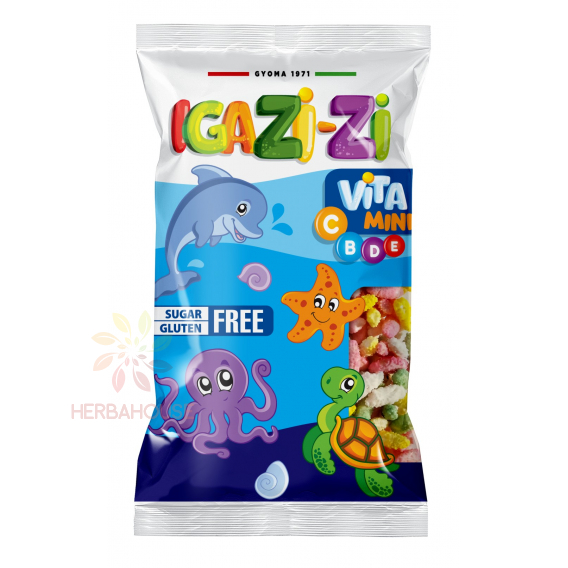 Obrázok pre IgaZi-Zi Burzone fără gluten cu aromă de fructe cu îndulcitor (25g)