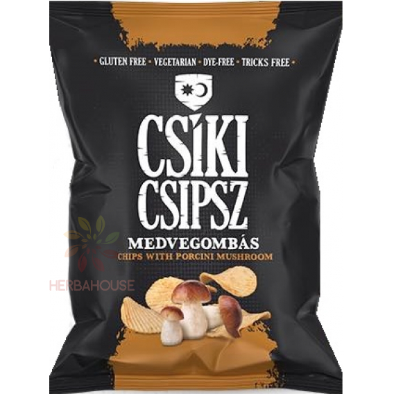 Obrázok pre Csíki Chips Chipsuri fără gluten asezonata cu ciuperci de molid (50g)