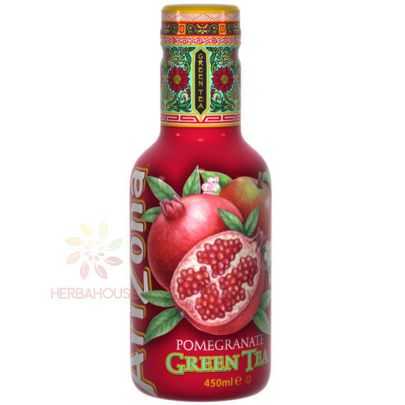 Obrázok pre Arizona Ceai verde necarbonatatcu aroma de rodie cu miere (450ml)