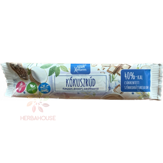 Obrázok pre Szafi Reform Baton de nucă de cocos fără gluten cu conținut redus de carbohidrați -40% (26g)